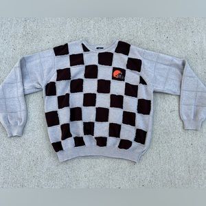 Browns NFL 1 of 1 Reworked Sweater